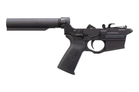 Spike's Tactical Complete 9mm Lower Receiver with jeweled mil-spec trigger